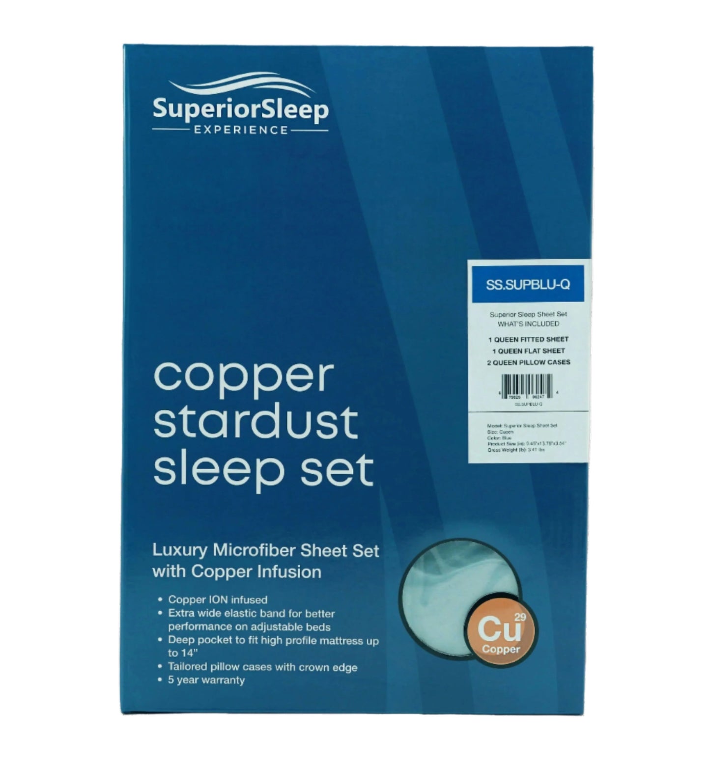 Copper Infused Sheet Sets